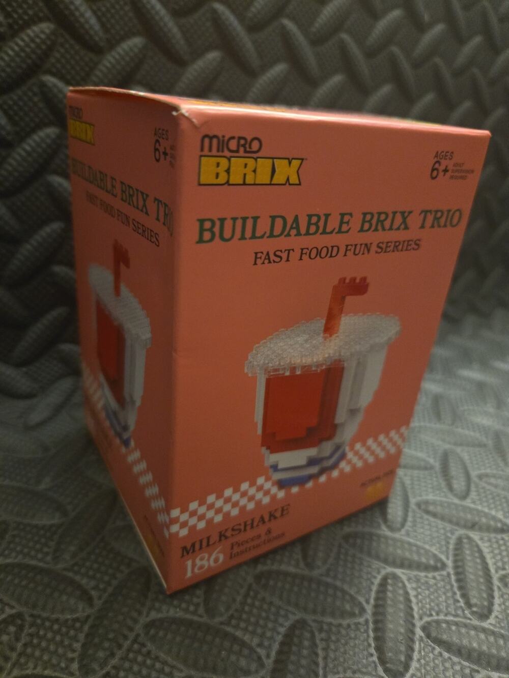 Micro Brix Buildable Brix Trio Milkshake Sealed Fast Food Fun Series